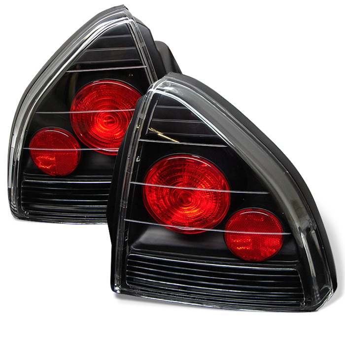 Honda Prelude 92-96 Euro Style Tail Lights - Black