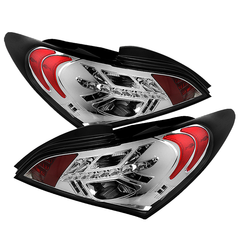 Hyundai Genesis 10-12 2Dr LED Tail Lights - Chrome