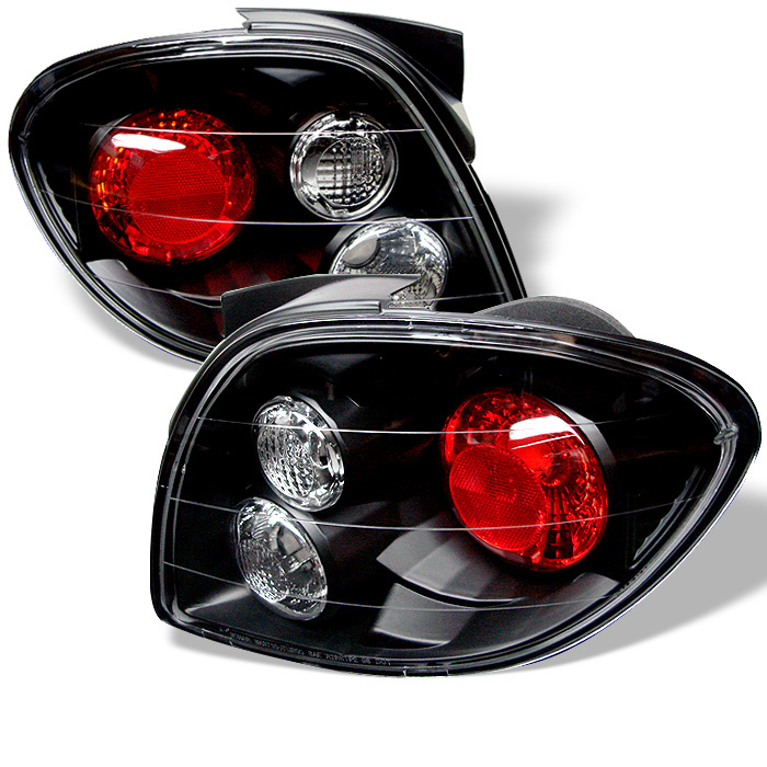 Hyundai Tiburon 00-02 Euro Style Tail Lights - Black