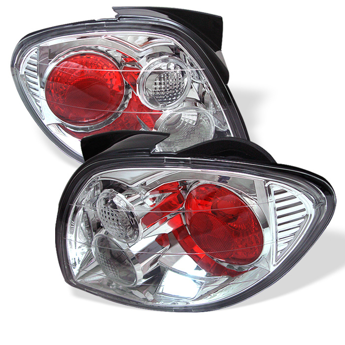 Hyundai Tiburon 00-02 Euro Style Tail Lights - Chrome