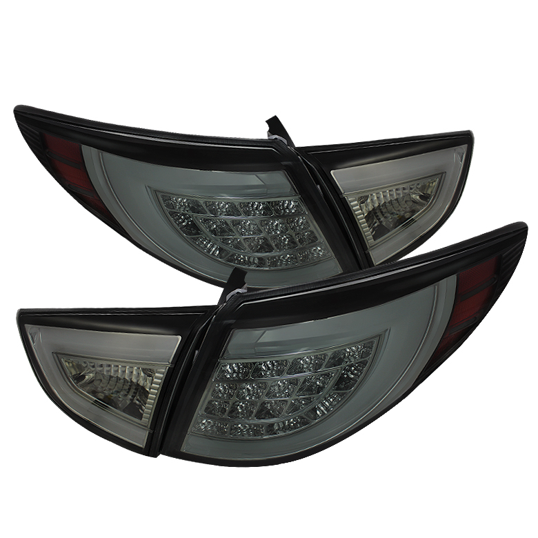 Hyundai Tucson 10-14 LED Tail Lights - Smoke