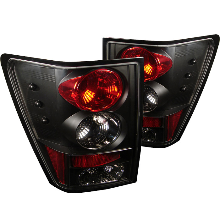 Jeep Grand Cherokee 05-06 Euro Style Tail Lights - Black