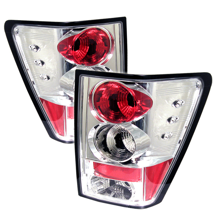 Jeep Grand Cherokee 05-06 Euro Style Tail Lights - Chrome