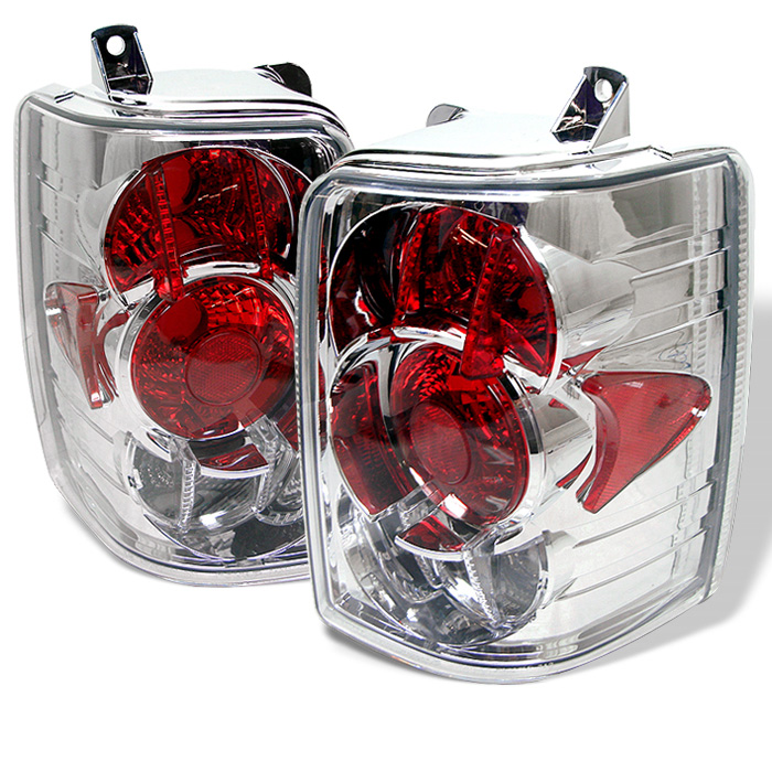 Jeep Grand Cherokee 93-98 Euro Style Tail Lights - Chrome