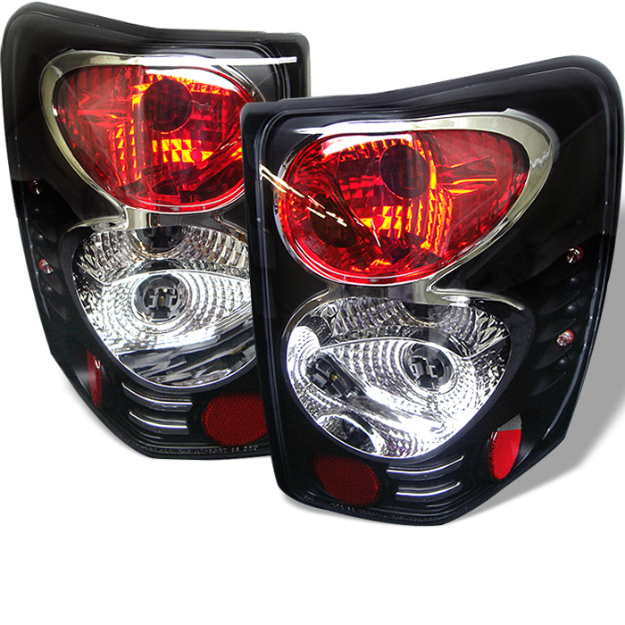 Jeep Grand Cherokee 99-04 Euro Style Tail Lights - Black