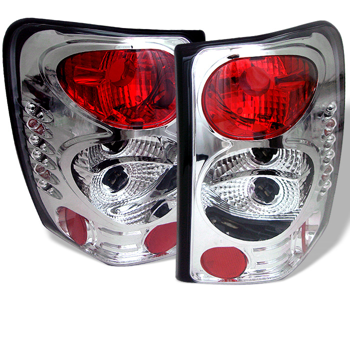 Jeep Grand Cherokee 99-04 Euro Style Tail Lights - Chrome