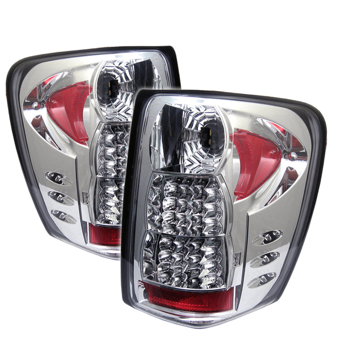 Jeep Grand Cherokee 99-04 ( LED Indicator ) LED Tail Lights - Chrome