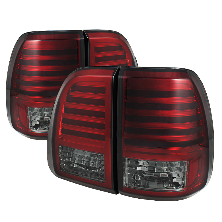 Lexus LX470 03-07 LED Tail Lights - Red Smoke