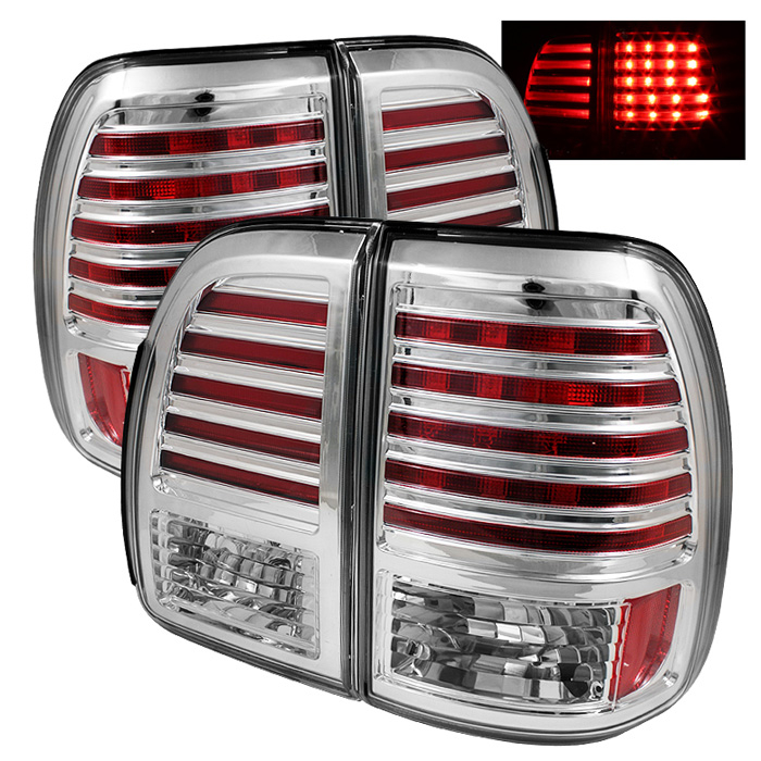 Lexus LX470 98-02 LED Tail Lights - Chrome