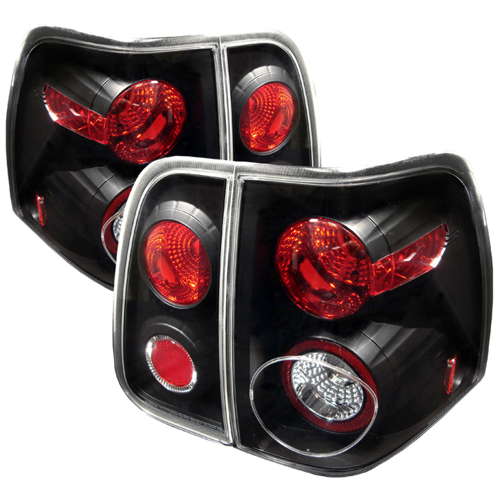 Lincoln Navigator 03-06 Euro Style Tail Lights - Black