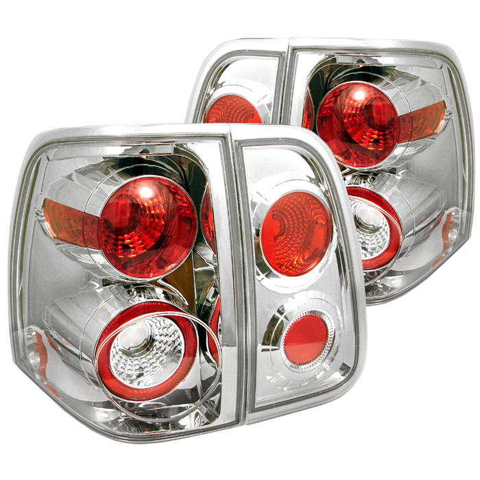 Lincoln Navigator 03-06 Euro Style Tail Lights - Chrome