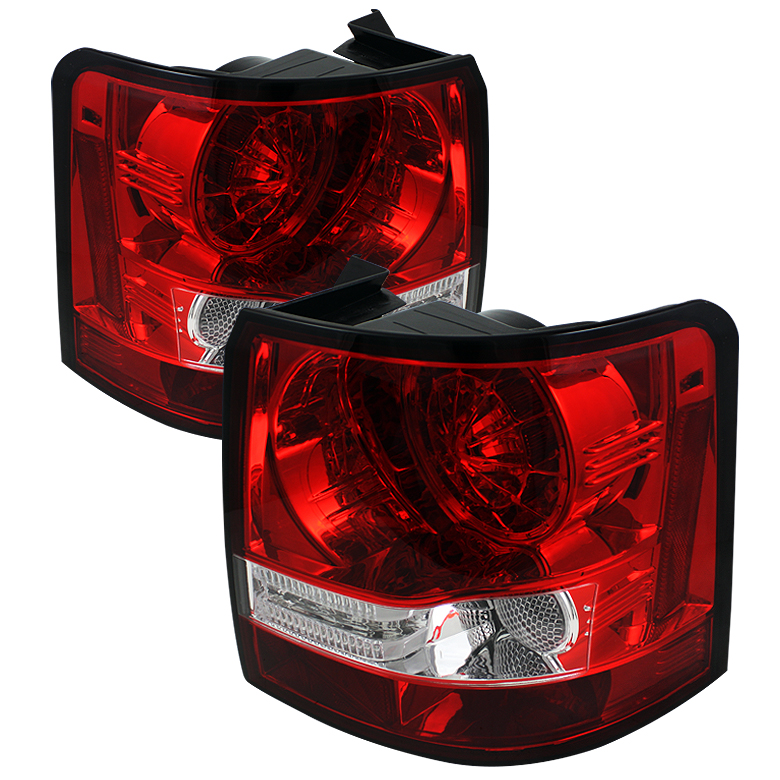 Land Rover Range Rover Sport 06-09 LED Tail Lights - Red Clear