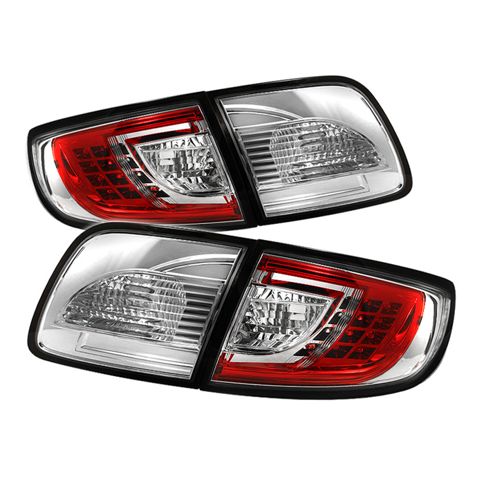 Mazda 3 03-08 4Dr Sedan ( Non Hatchback ) LED Tail Lights - Red Clear