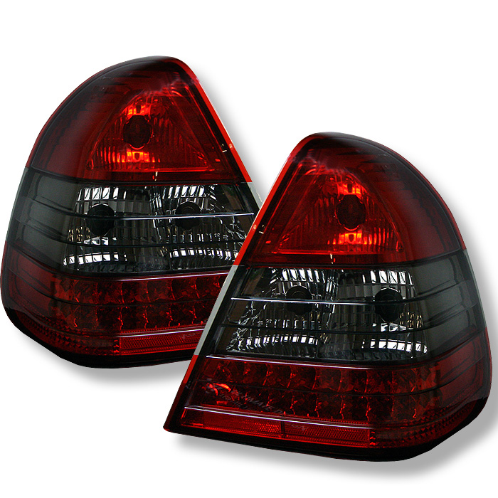 Mercedes Benz W202 C-Class 94-00 LED Tail Lights - Red Smoke