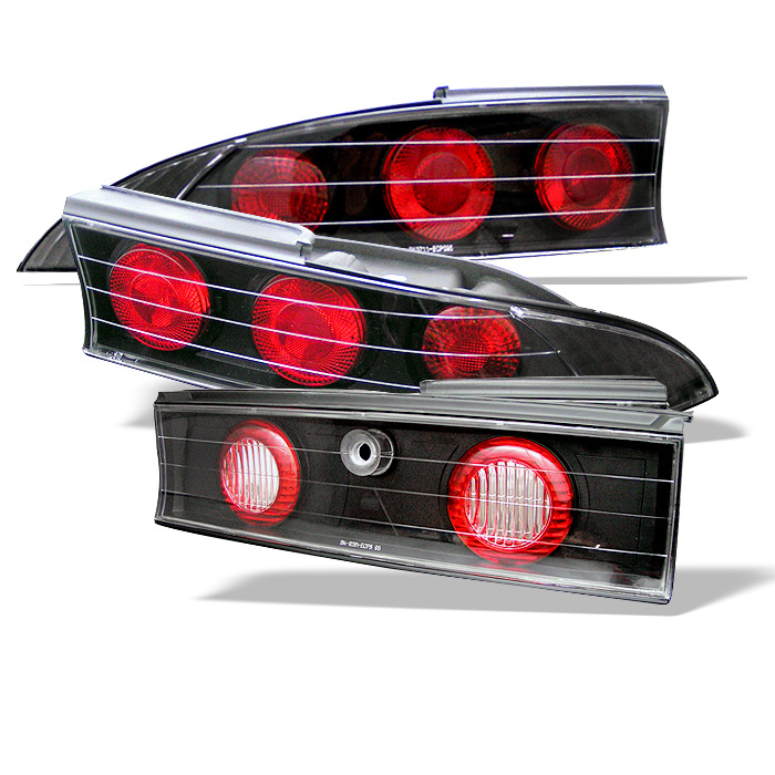 Mitsubishi Eclipse 95-99 Euro Style Tail Lights - Black