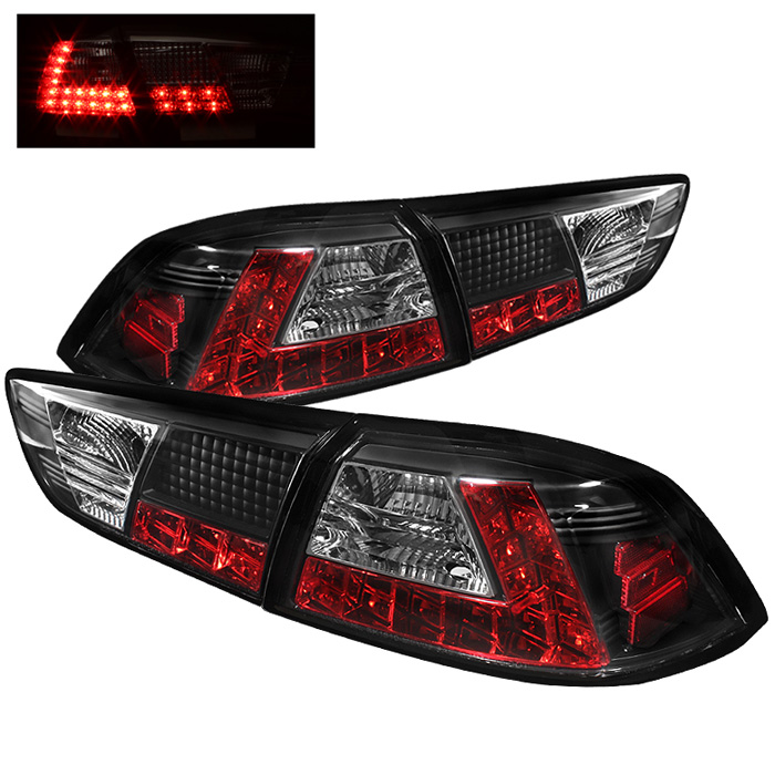 Mitsubishi Lancer / Evolution X 08-14 (Not Fit SportBack) LED Tail Lights - Black