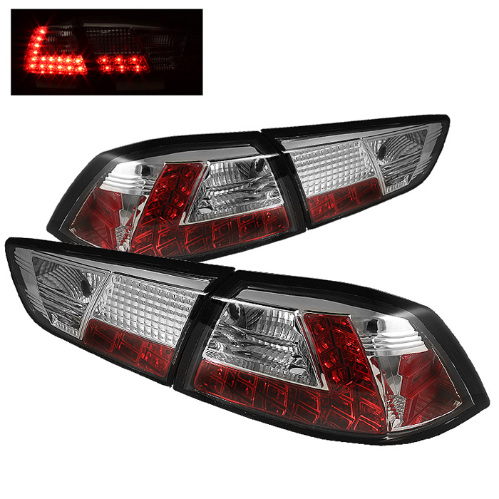 Mitsubishi Lancer / Evolution X 08-14 (Not Fit SportBack) LED Tail Lights - Chrome