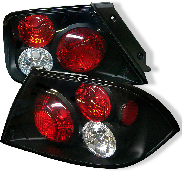 Mitsubishi Lancer 02-03 (Not Fit: Evolution) Euro Style Tail Lights - Black