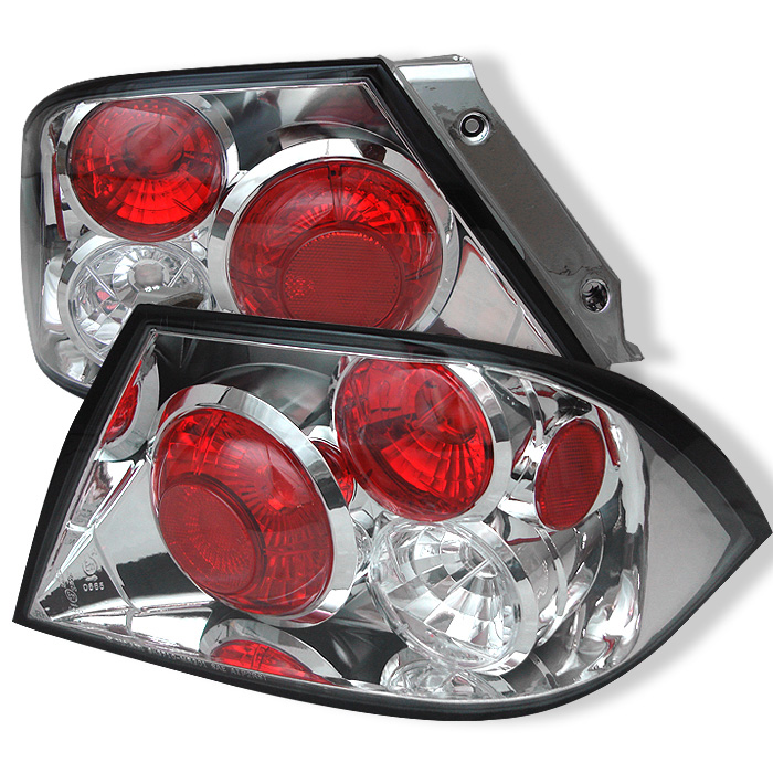 Mitsubishi Lancer 02-03 (Not Fit: Evolution) Euro Style Tail Lights - Chrome