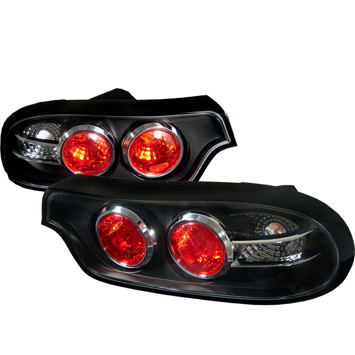 Mazda RX7 93-01 Euro Style Tail Lights - Black