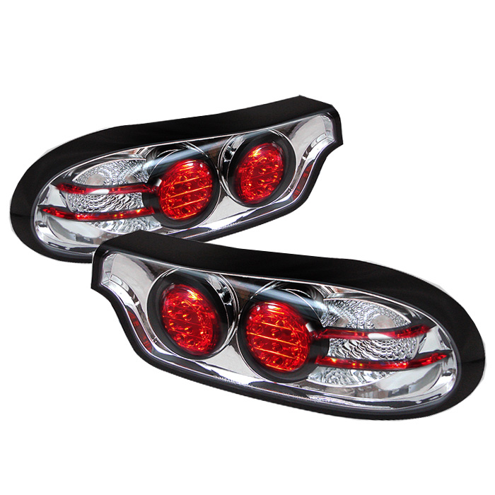 Mazda RX7 93-01 LED Tail Lights - Chrome