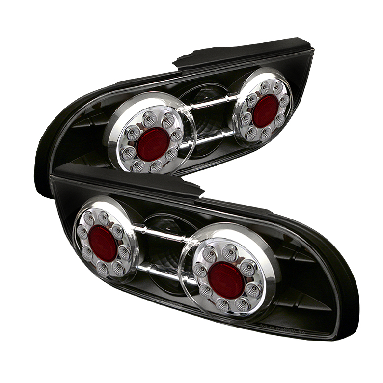 Nissan 240SX 89-94 Hatchback LED Tail Lights - Black