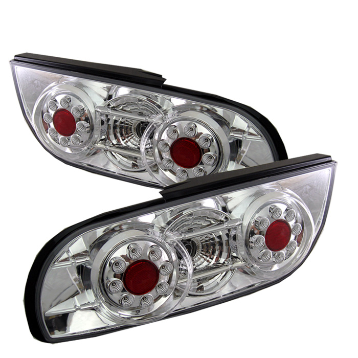 Nissan 240SX 89-94 Hatchback LED Tail Lights - Chrome