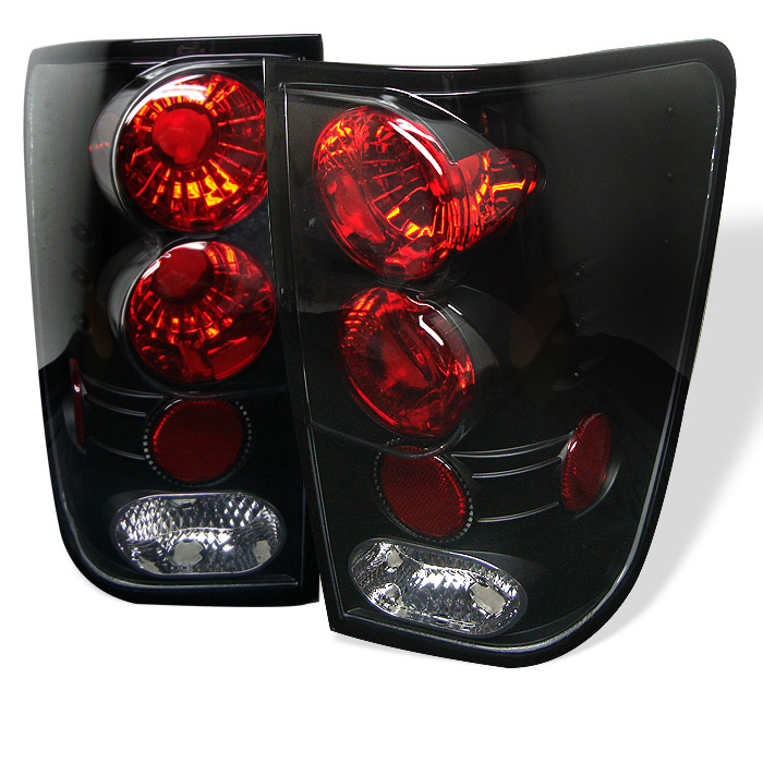 Nissan Titan 04-14 Euro Style Tail Lights - Black