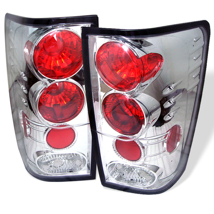 Nissan Titan 04-14 Euro Style Tail Lights - Chrome