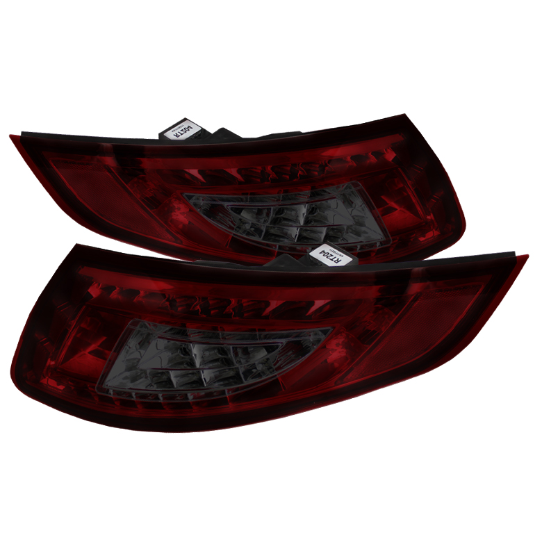 Porsche 997 05-08 LED Tail Lights - Red Smoke