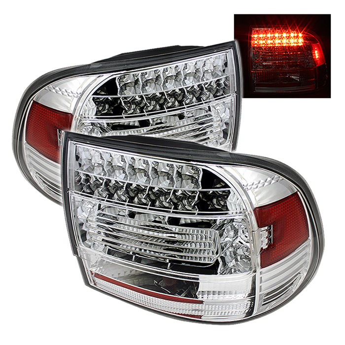 Porsche Cayenne 03-07 LED Tail Lights - Chrome