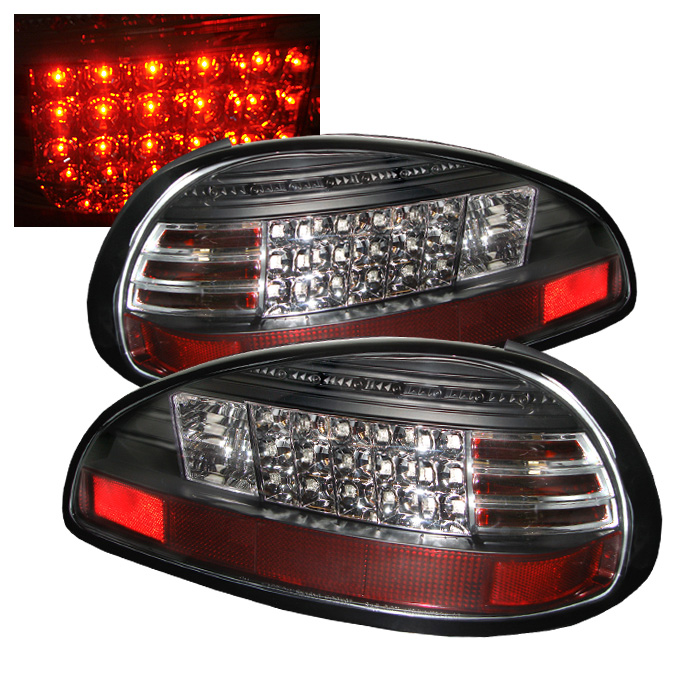 Pontiac Grand Prix 97-03 LED Tail Lights - Black