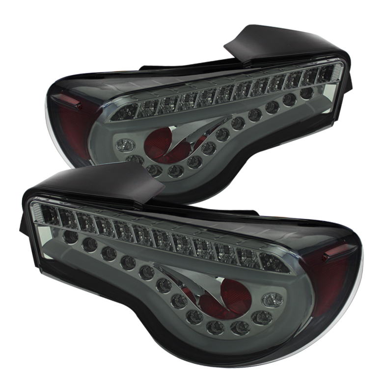 Scion FRS 12-14 / Subaru BRZ 12-14 Light Bar LED Tail Lights - Smoke