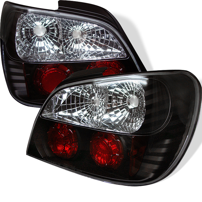 Subaru Impreza WRX / Sti 02-03 4Dr (Not Fit Wagon) Euro Style Tail Lights - Black