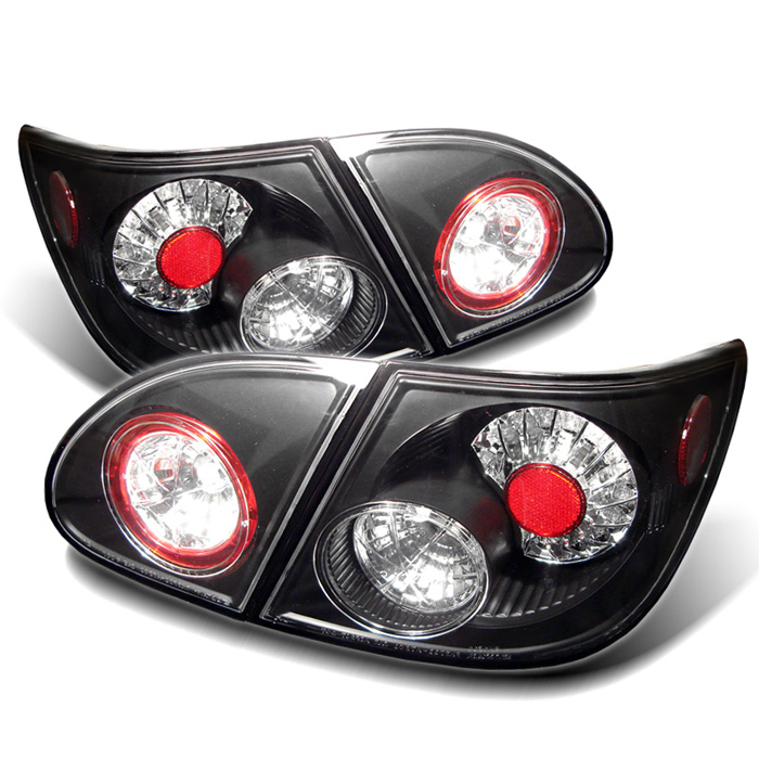 Toyota Corolla 03-08 LED Tail Lights - Black