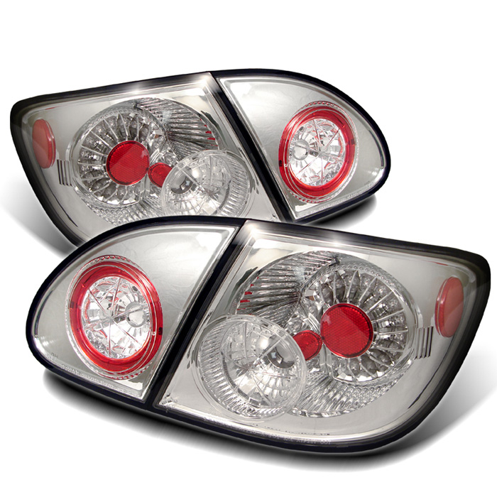 Toyota Corolla 03-08 LED Tail Lights - Chrome