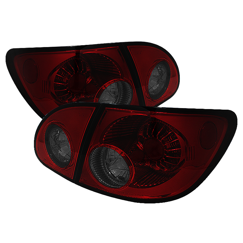 Toyota Corolla 03-08 LED Tail Lights - Red Smoke