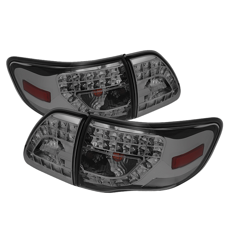 Toyota Corolla 09-10 LED Tail Lights - Smoke