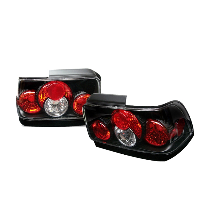 Toyota Corolla 93-97 Euro Style Tail Lights - Black