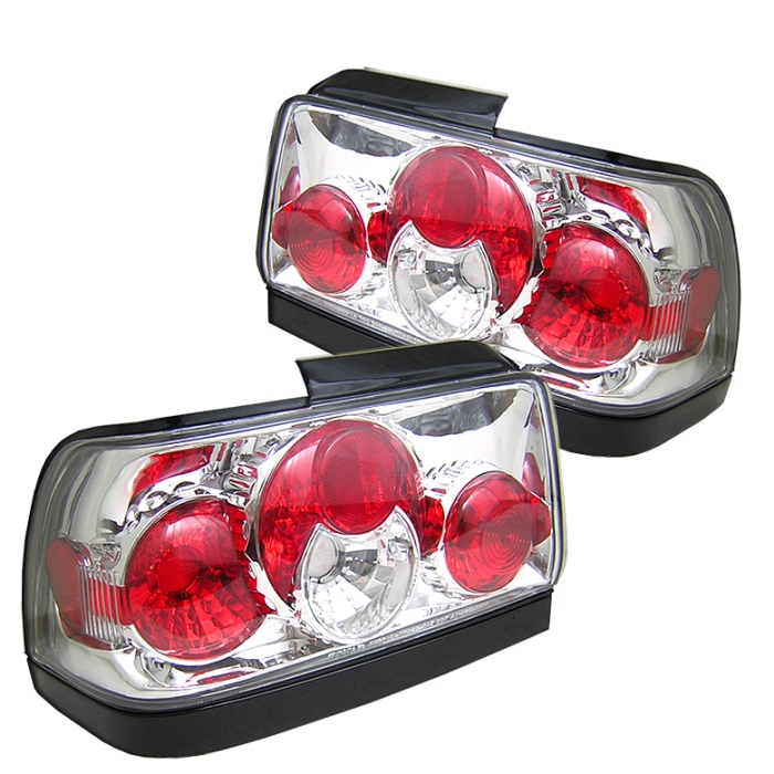 Toyota Corolla 93-97 Euro Style Tail Lights - Chrome