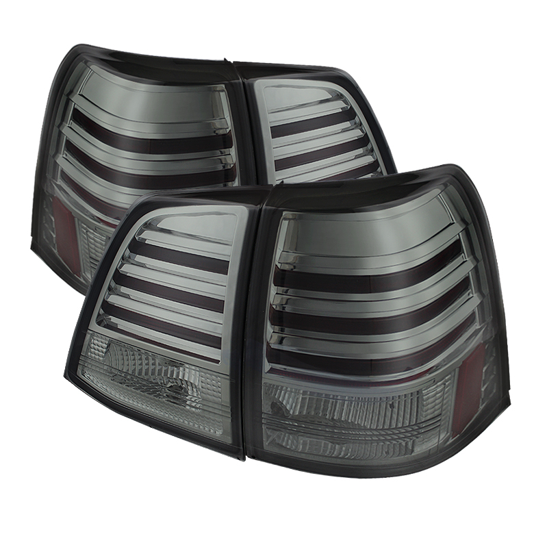 Toyota Land Cruiser 08-11 LED Tail Lights - Smoke