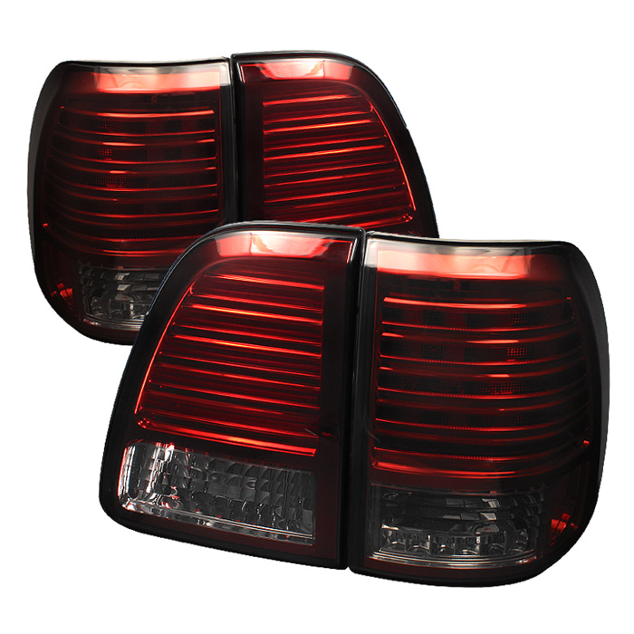 Toyota Land Cruiser 98-05 LED Tail Lights - Red Smoke