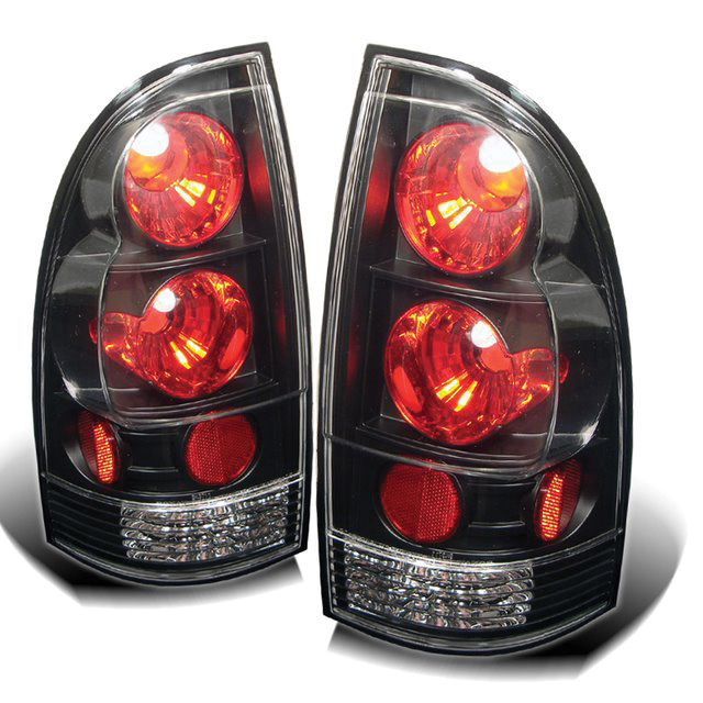 Toyota Tacoma 05-12 Euro Style Tail Lights - Black