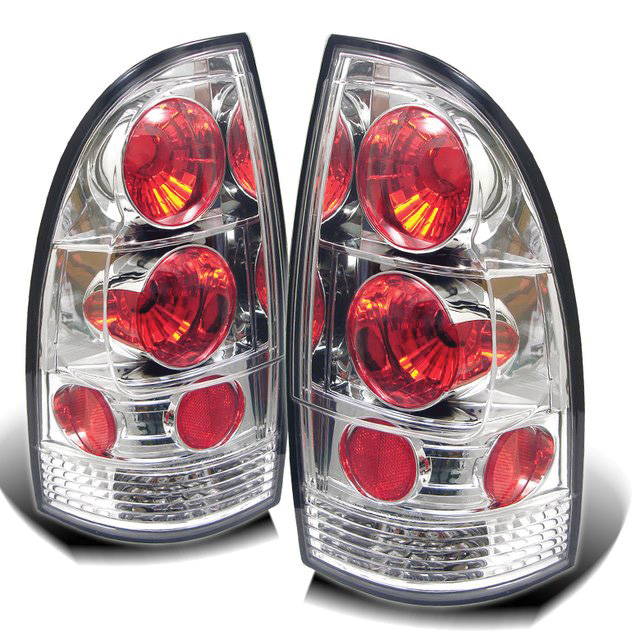 Toyota Tacoma 05-12 Euro Style Tail Lights - Chrome