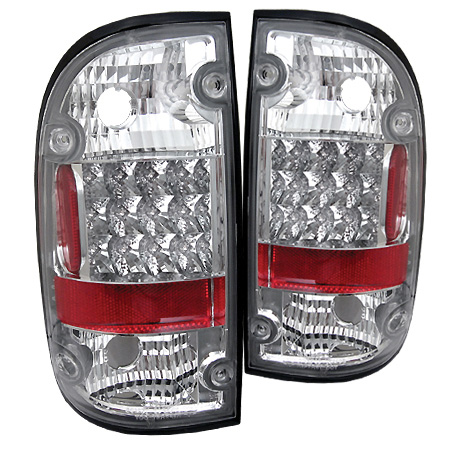 Toyota Tacoma 95-00 LED Tail Lights - Chrome