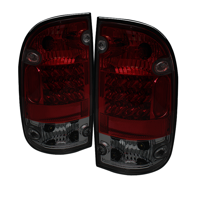 Toyota Tacoma 95-00 LED Tail Lights - Red Smoke