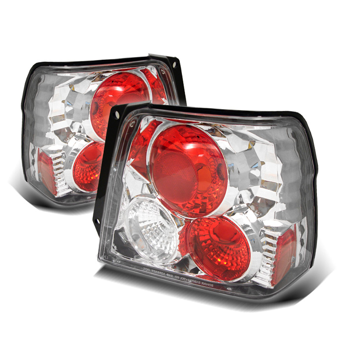 Toyota Tercel 95-98 Euro Style Tail Lights - Chrome