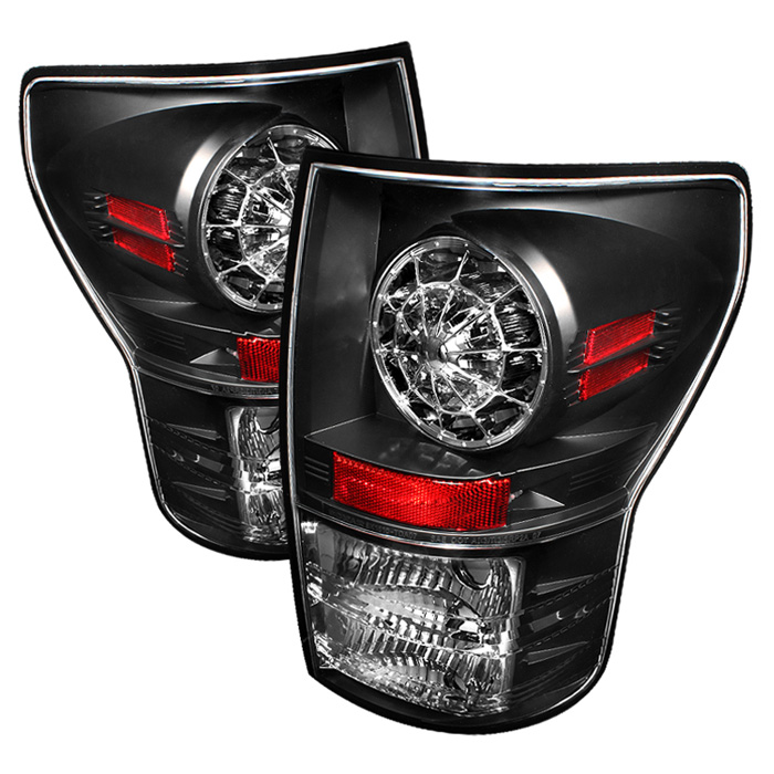 Toyota Tundra 07-13 LED Tail lights - Black