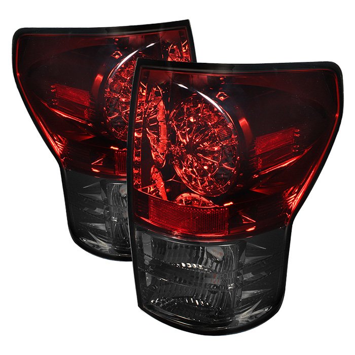 Toyota Tundra 07-13 LED Tail lights - Red Smoke