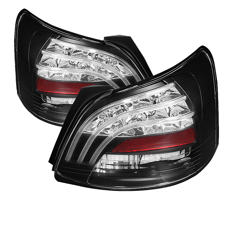 Toyota Yaris 07-09 4Dr LED Tail Lights - Black